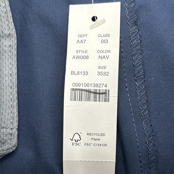 J Crew Factory 770™ Straight-fit tech pant in Navy size 35x32 NWT AW006 - Picture 7 of 13